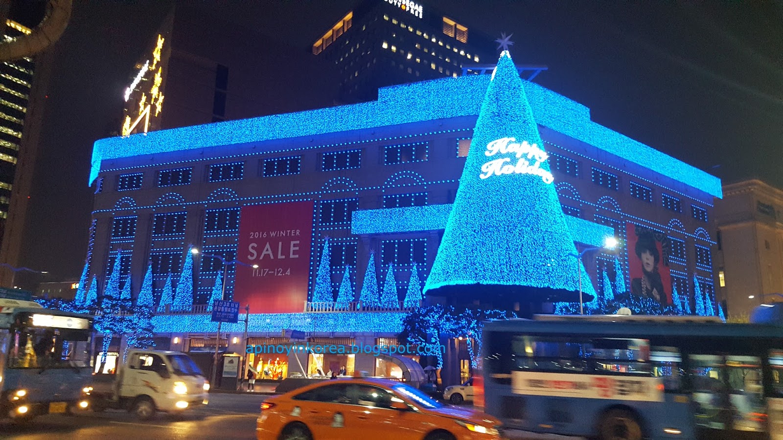 A Pinoy in Korea Christmas Display Shinsegae