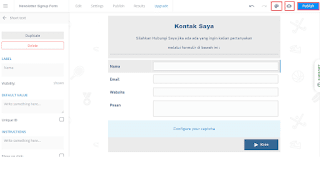Cara Membuat Halaman Contact Form Sederhana di Blogger editcontactform