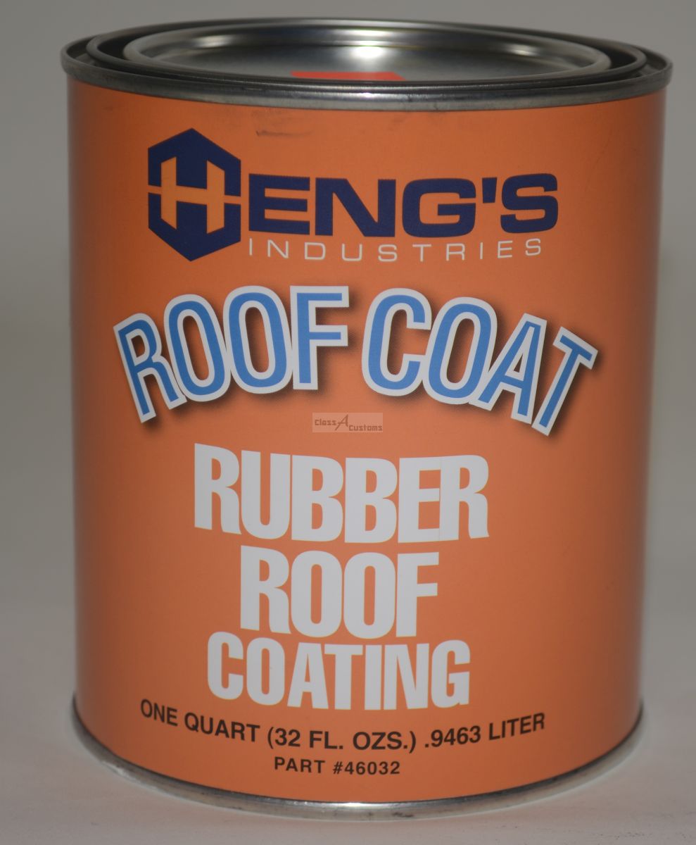 ON SALE 1 Quart Rubber Roof Coating Heng's 46032 classAcustoms