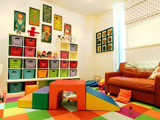 desain ruangan kamar minimalis tempat bermain anak