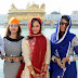 Hindi TV Actress Rashami Desai Photos In Red Dress At Golden Temple