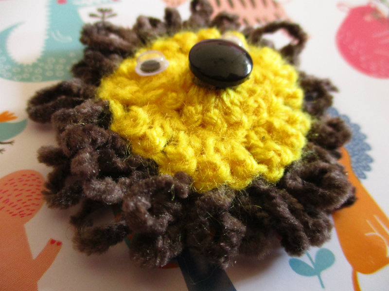 Accesorios para el cabello con crochet