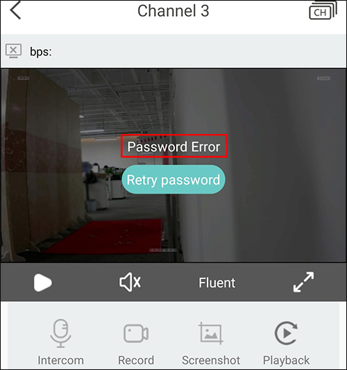 How to fix Zosi password error issue —