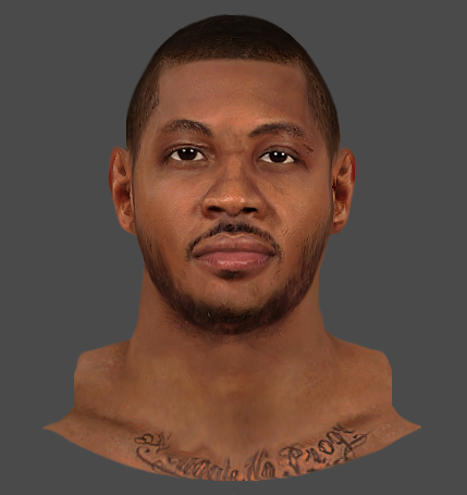 NBA 2K14 Carmelo Anthony Face Mod