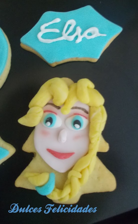 Galletas Elsa Fondant
