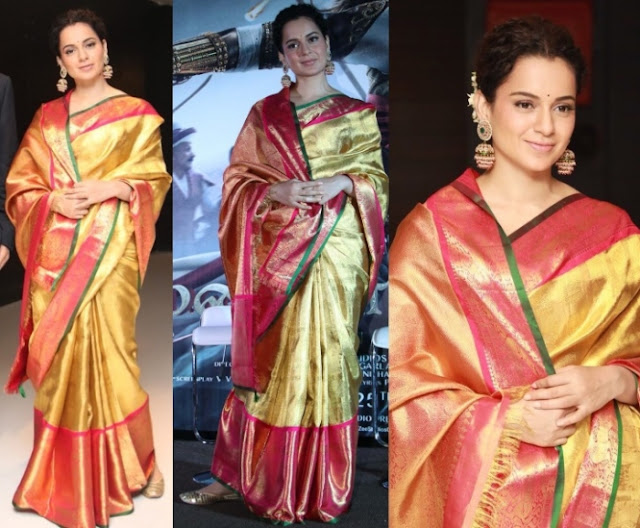 Kangana Ranaut In A Kanjeevaram From Madhurya Sari: Yay Or Nay?