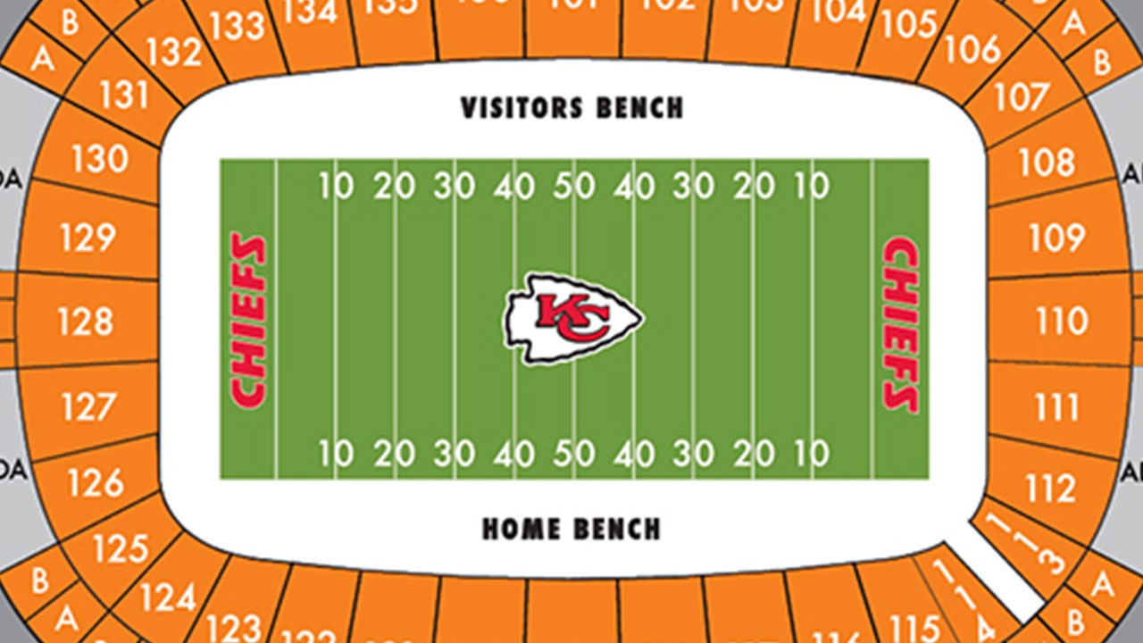 Chiefs Seating Chart View
