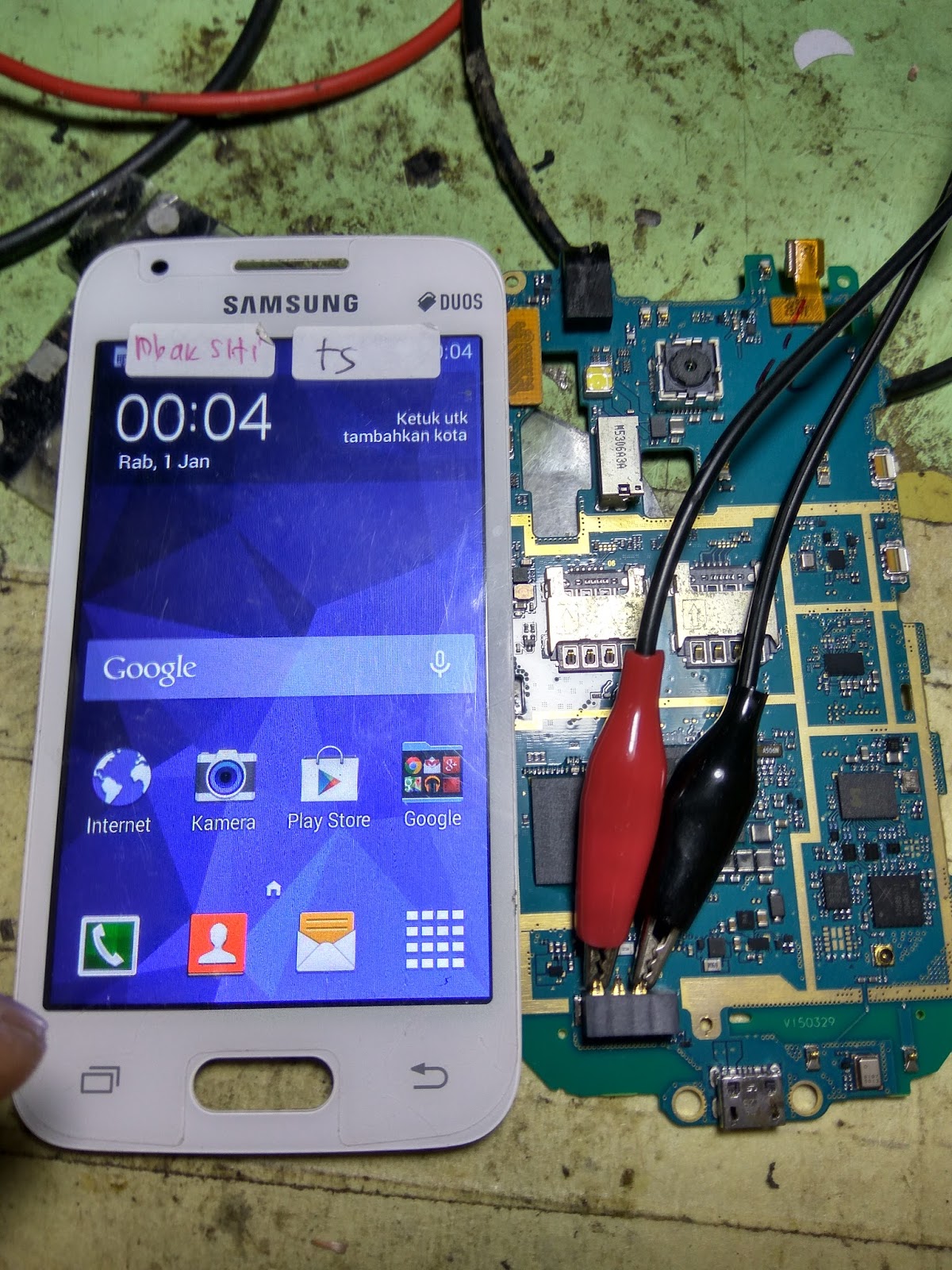 Samsung Galaxi V G313hz Touscren Error