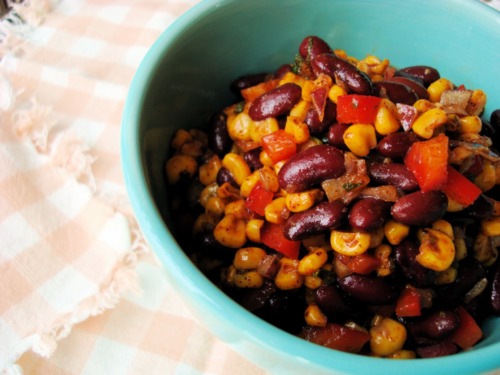 Kidney Bean and Corn Salad Recipe Healthy Journey Cafe