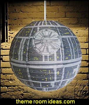 Star Wars Death Star Paper Lampshade Star Wars Bedrooms - Star Wars Furniture - Star Wars wall murals - Star Wars wall decals - Star Wars bed - space ships theme beds - Star Wars Bedroom - Star Wars Decor - Sci Fi theme bedrooms - alien theme bedrooms - Stormtrooper Star Wars Theme Beds - Star Wars bedroom decor Star Wars Death Star Paper Lampshade