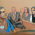Emma Coronel y ‘El Chapo’ se encuentran en la corte de Nueva York / El juicio, en abril de 2018