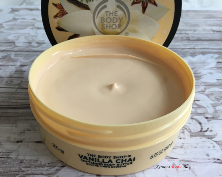 The Body Shop Vanilla Chai Body Butter Kırmızı Rujlu Blog