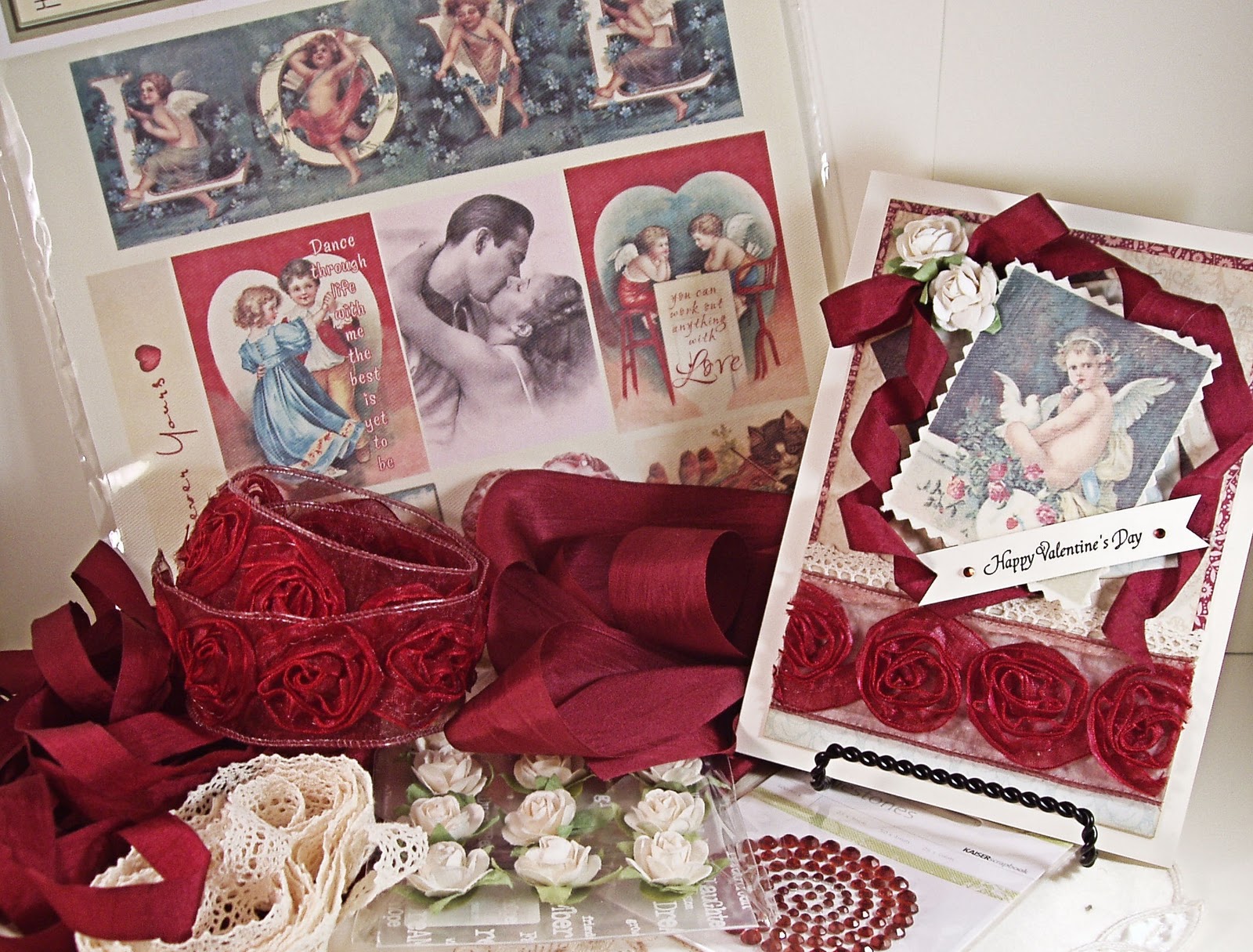 Explore. Dream. Discover. Ribbon Inspiration/Stamp Simply StyleRed