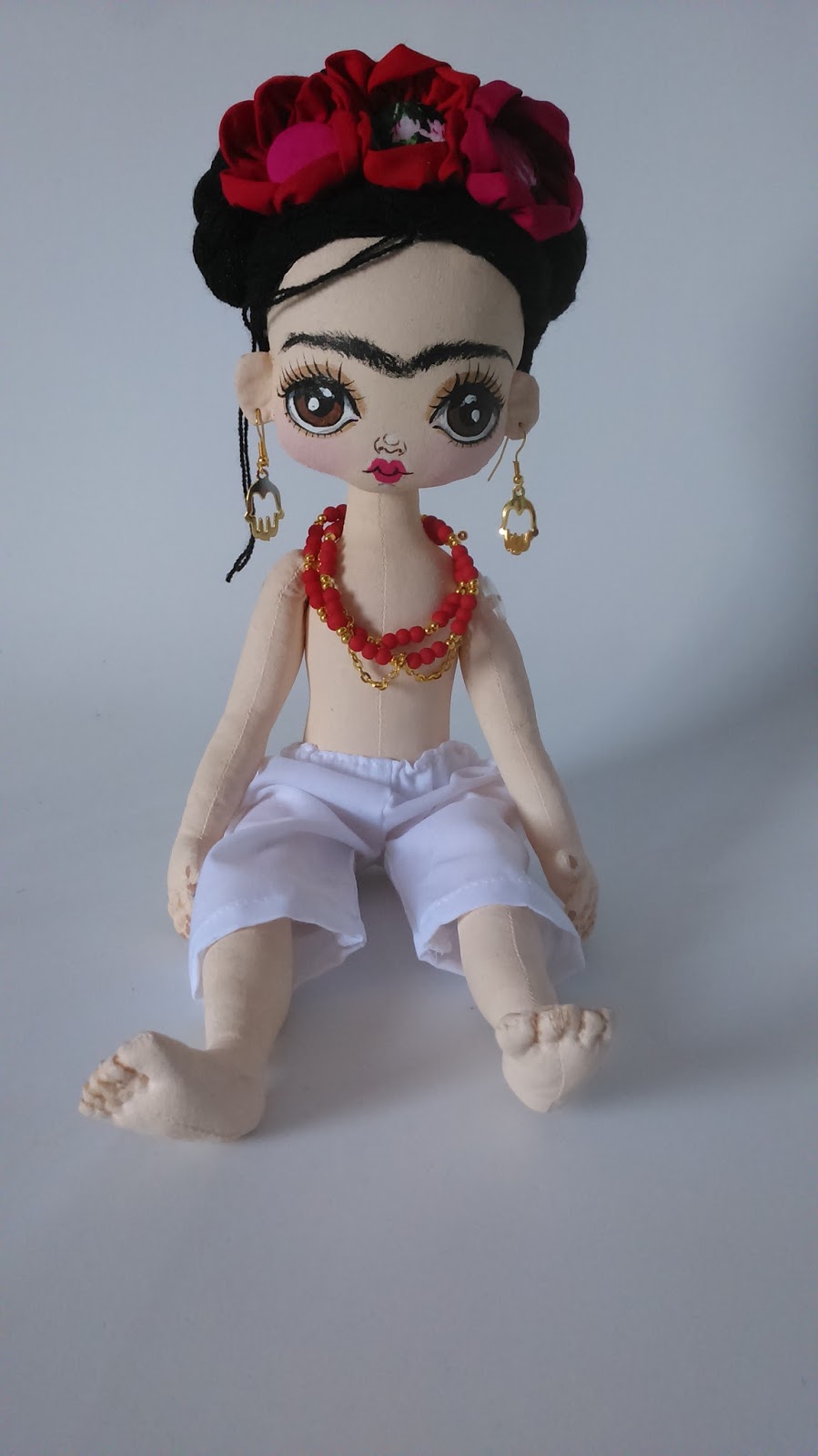 frida kahlo muñeca de trapo