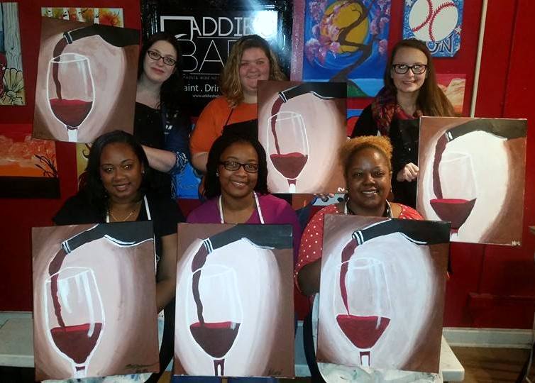 5 Tips to Have Fun at a Paint and Wine Class / PAINT. DRINK. LAUGH!