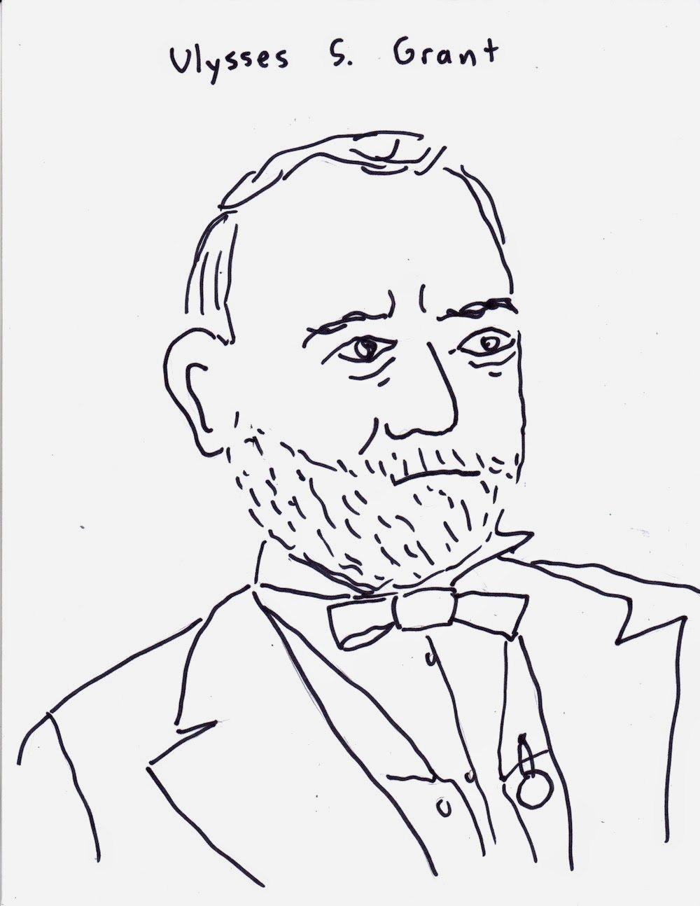 ulysses grant coloring pages - photo #44