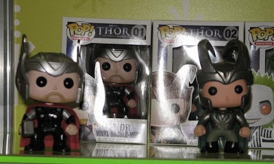 Pop! Marvel Bobble Head Vinyl Figures by Funko - Movie Thor & Movie Loki