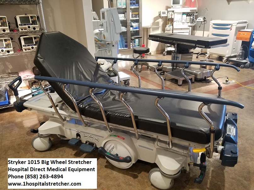 Hospital Medical Equipment for Sale Stryker 1015 Big Wheel Stretcher