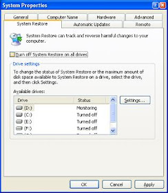 Przywracanie systemu na komputerze z systemem Windows 98