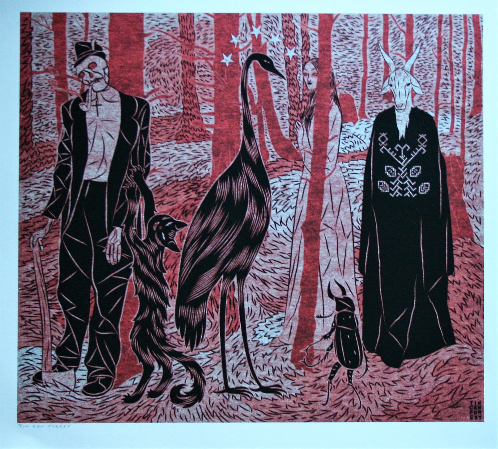 Leporcalia Tarot and The Tin Can Forest / VIA HEDERA