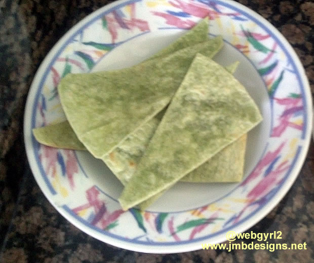 My Mommy Blog Easy Spinach Tortilla Chips