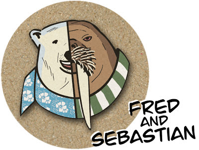 Protagonistas del cómic "Fred and Sebastian" para Greenpeace, Salva el Ártico