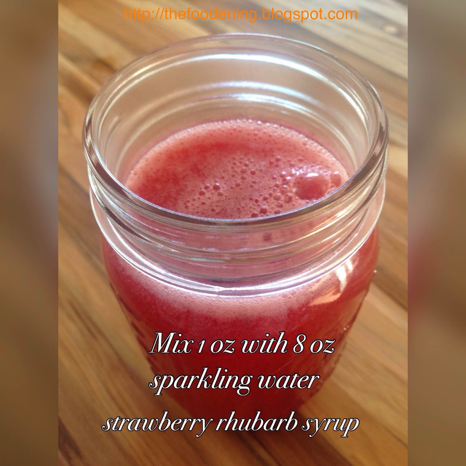 The Foodening Blog Strawberry Rhubarb Simple Syrup