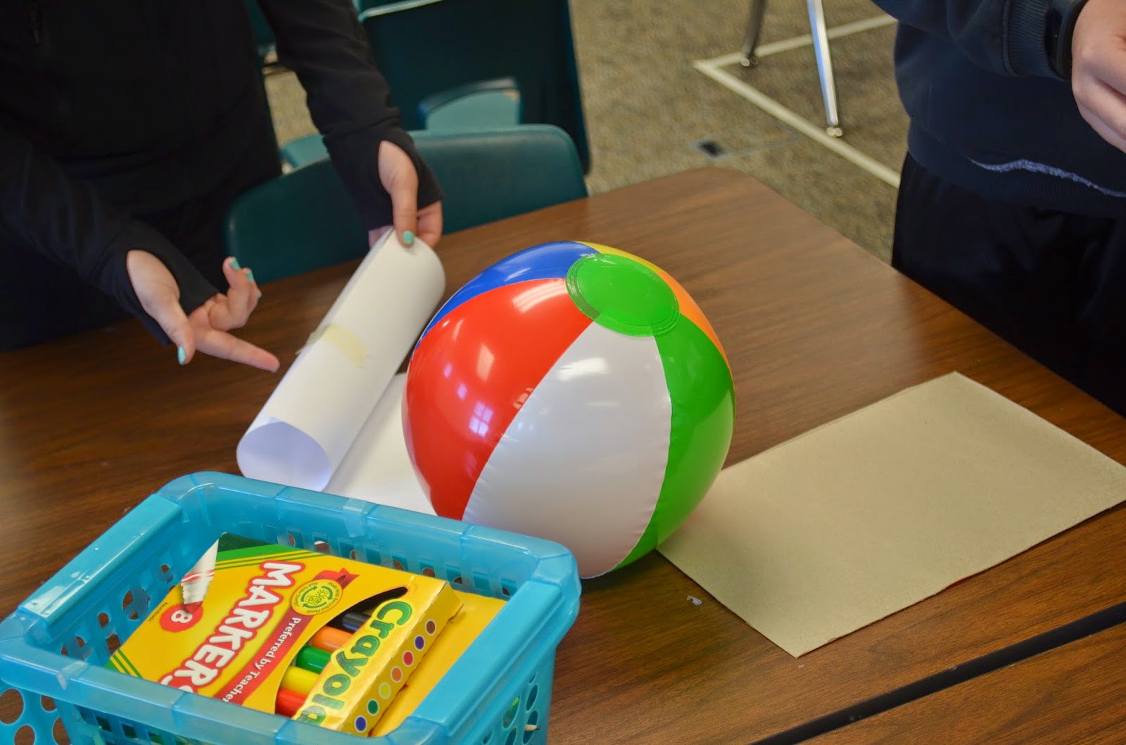 STEM Engineering Beach Ball Towers