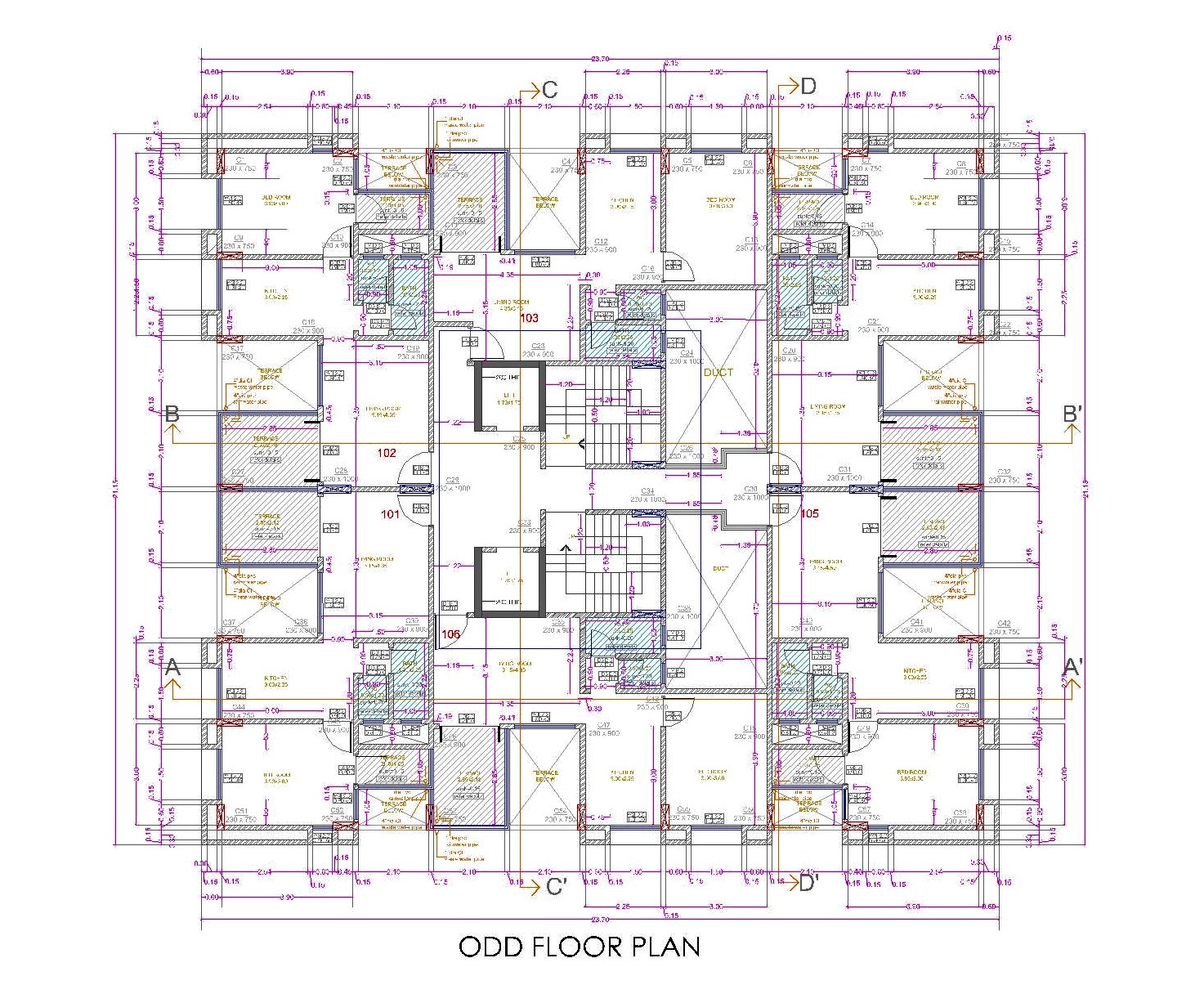 Architectural Portfolio Tara City Housing Society,At Pune.