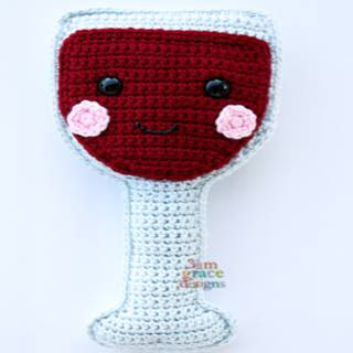 PATRON GRATIS COPA DE VINO AMIGURUMI 29856