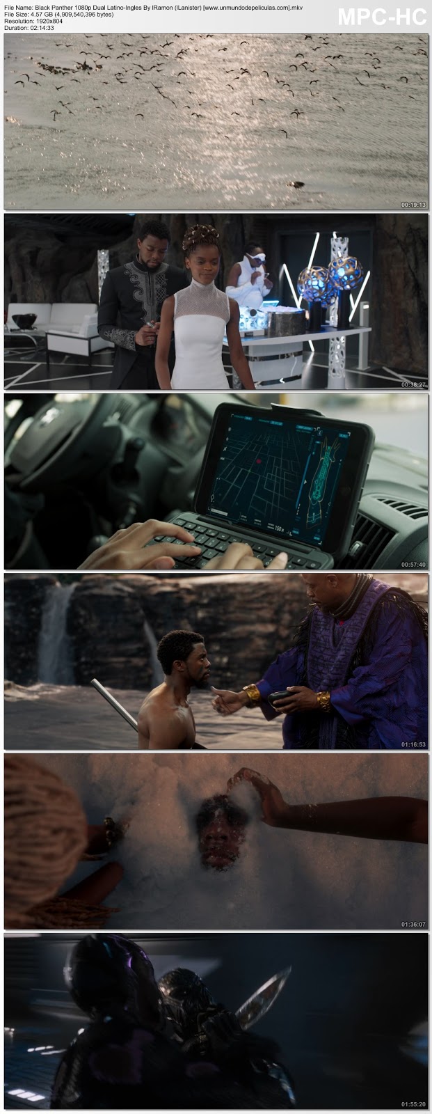 Capturas de la película.