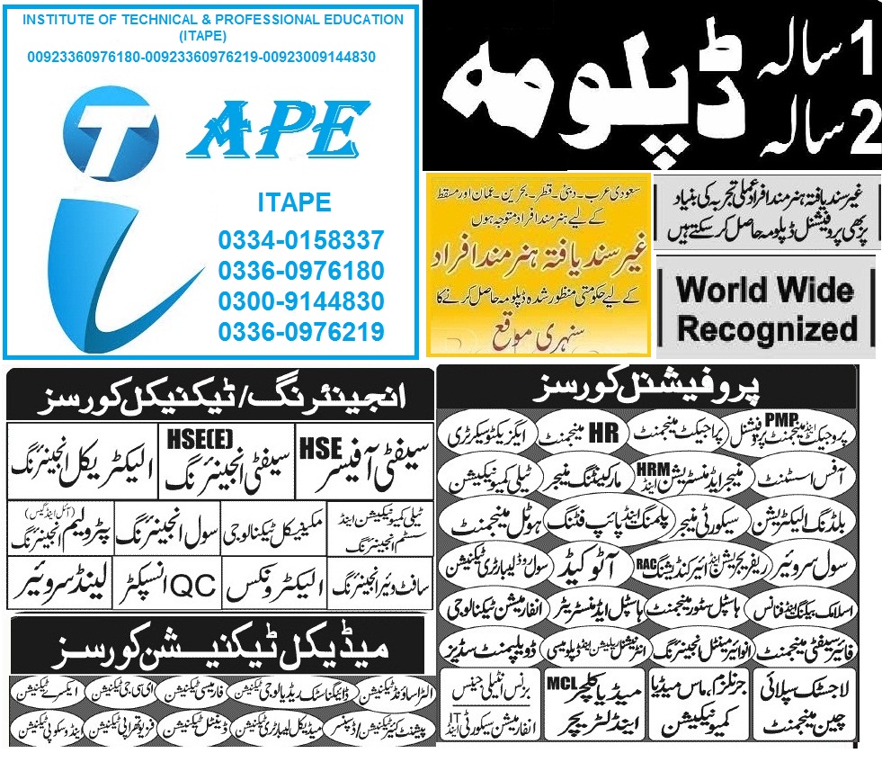 diploma certificate pakistan jobs uae ksa oman best financial services website design