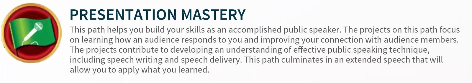 Toastmasters Speeches: Pathways
