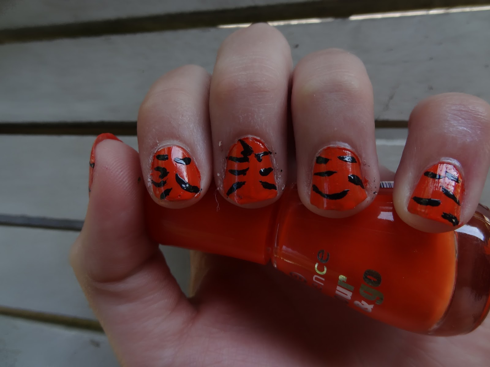 Nail Skin Beauty Tijgerprint
