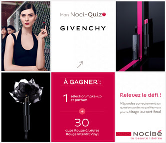 Jeu Concours 31 Lots Maquillage & Parfum Givenchy à gagner !