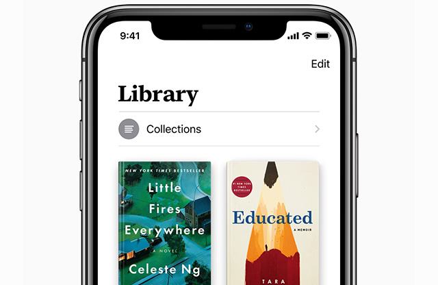 Apple Previews Redesigned Books App Coming in iOS 12