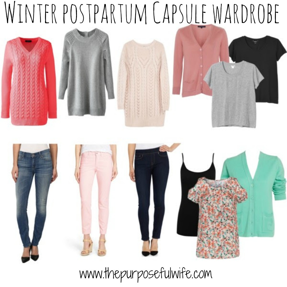 The Purposeful Wife: A Postpartum Capsule Wardrobe {Winter Edition}
