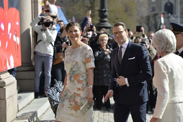 King Carl Gustaf and Queen Silvia, Crown Princess Victoria and Prince Daniel at Royal Academy of Arts