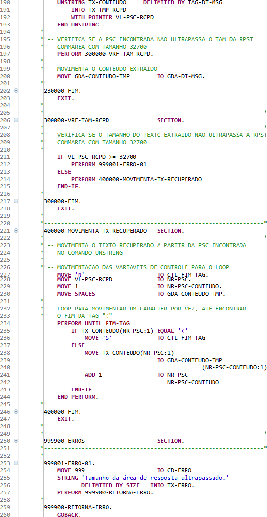 Experiência COBOL: Fevereiro 2016