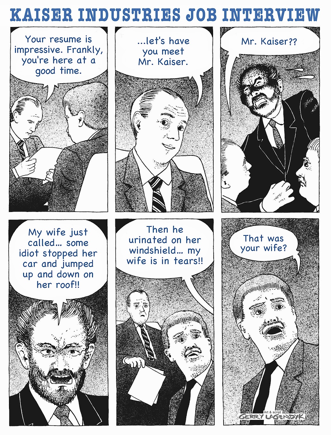 Job interview Job interview cartoon, business cartoon, Gerry Lagendyk