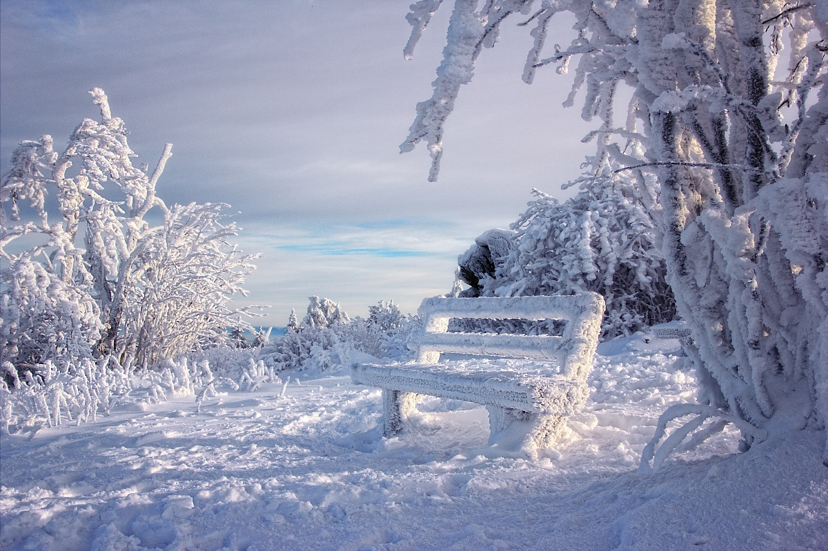 feldberg taunus schnee woodenbild ) feldberg taunus schnee woodenbild )