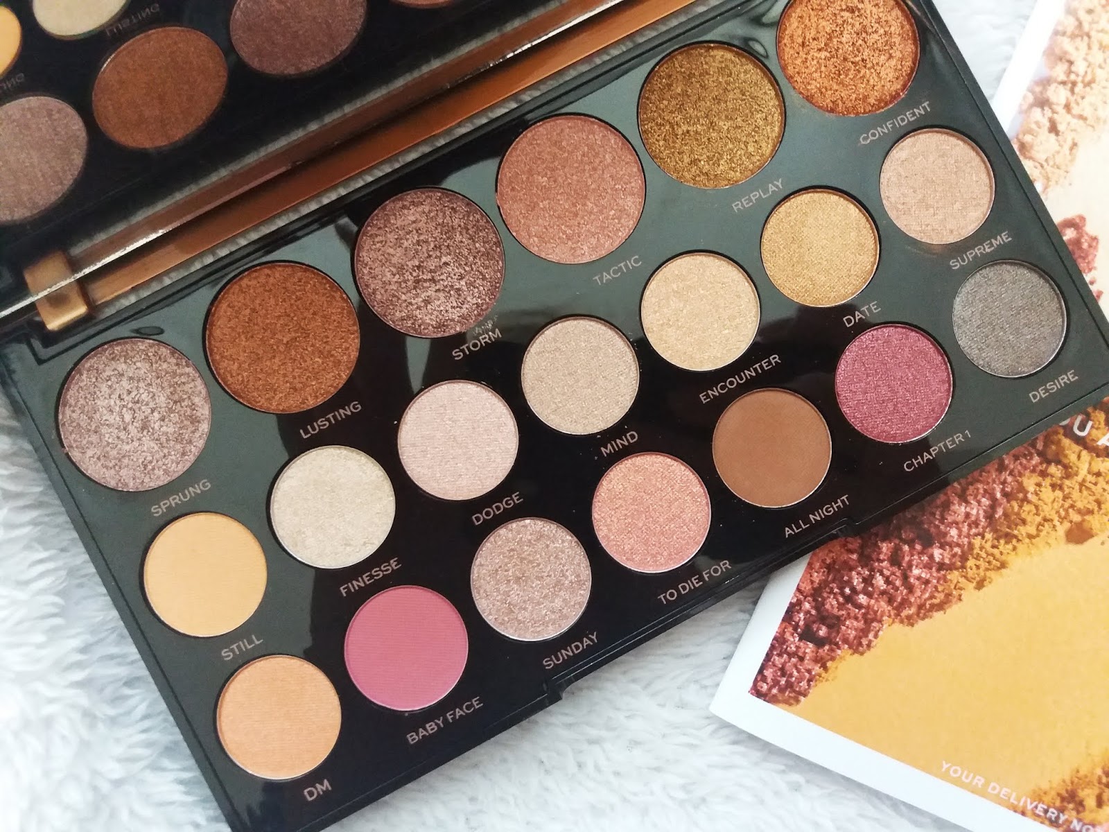 MAKEUP REVOLUTION PALETTES  REVIEW - OVERTHINK GALORE