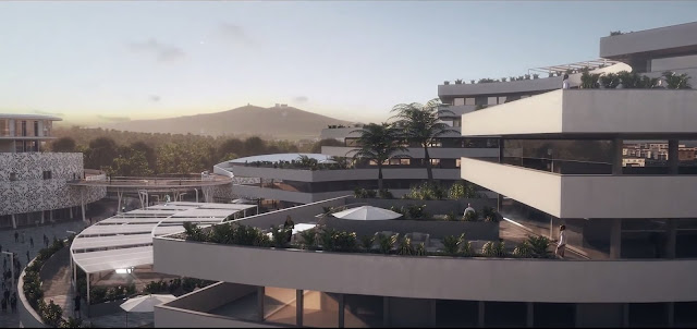 images de la future entrée Iconic de Wilmotte du Cap d’Agde ...