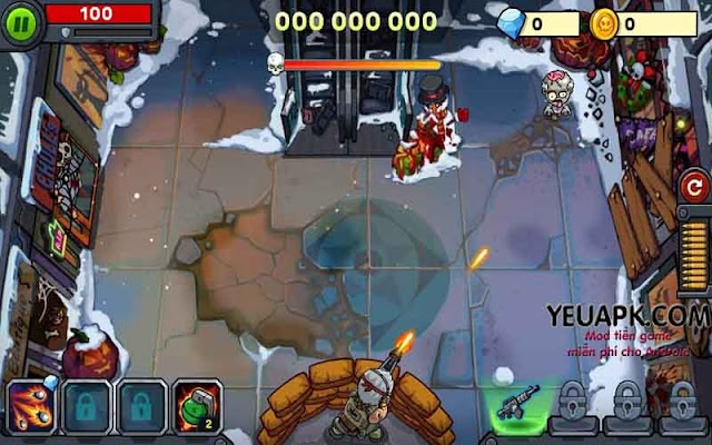 Zombie Survival 2019 mod tiền kim cương