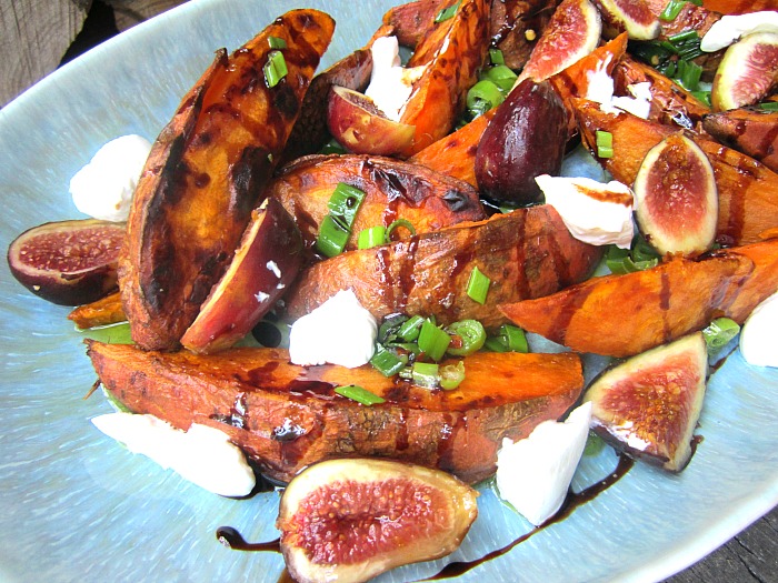 Roasted Sweet Potatoes & Fresh Figs