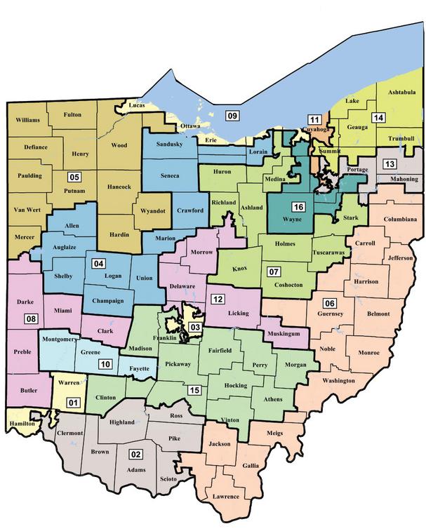 Letters from a Farmer in Ohio: New Ohio Redistricting Map