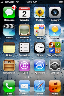 The iPhone 4S Notification Center Alert Style None.