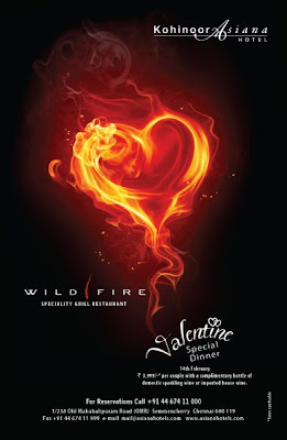 Valentine Special Dinner at Wildfire in Chennai
