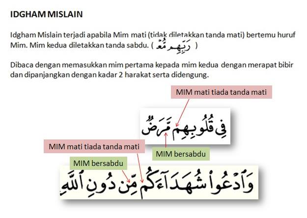 Welcome To Chemiechemal Blog Mengenal Hukum Ikhfaq Syafawi