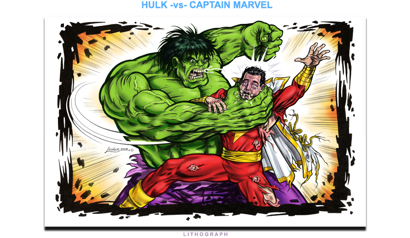 Hulk vs Captain Marvel